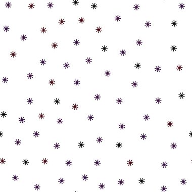 Koyu mavi, kırmızı renkli kar taneleri ile sorunsuz doku vektör. Kristalleri ile glitter soyut Illustration buz. Desen için modaya uygun Kumaş, duvar kağıtları.