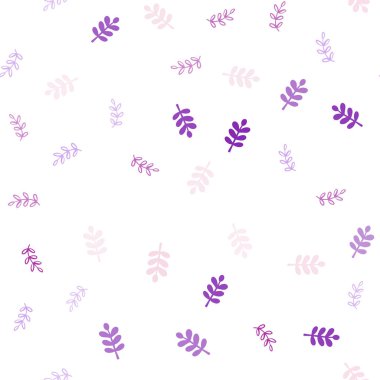 Hafif pembe, mavi vektör sorunsuz arka plan yaprakları ile. Hint tarzı ile bulanık dekoratif tasarım bırakır. Kartvizit, Web siteleri için şablon.