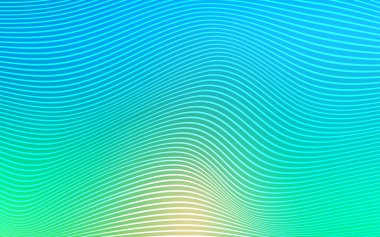 Açık mavi, yeşil vektör arka plan hatları ile. Gradyan ile bulanık stil yepyeni renkli resimde. Yepyeni tasarımı reklamlar, poster, afiş için.