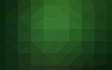 Üçgen zemin parlayan ışık yeşil vektör. Gradyan ile Origami tarzında yaratıcı geometrik şekil. İşiniz için en iyi üçgen tasarım.