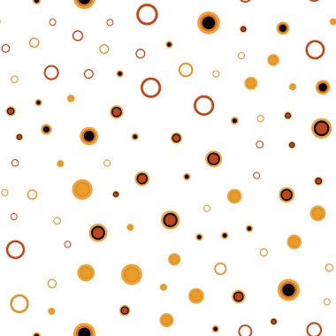 Işık turuncu vektör sorunsuz zemin noktalar ile. Modern Soyut illüstrasyon renkli su ile bırakır. Kartvizit, Web siteleri için şablon.