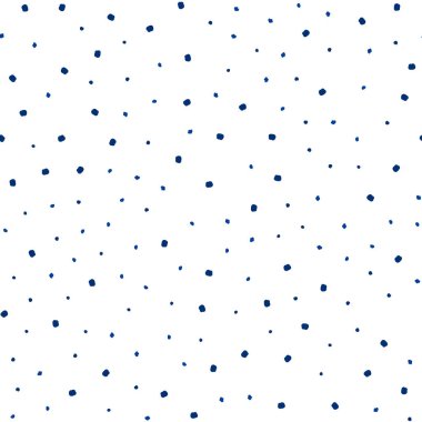 Koyu mavi vektör küreler ile seamless modeli. İllüstrasyon renkli soyut daireler parlayan ayarlanmış. Desen tasarım pencere panjur, perdeler.