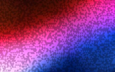 Koyu mavi, kırmızı üçgen tarzı doku vektör. Renkli gradyan ile arka plan üçgenler. Desen Web siteleri için kullanılabilir.