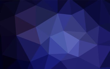 Koyu mor vektör soyut mozaik zemin. Renkli resimde üçgenler ile soyut tarzda. İşiniz için yeni tasarım.