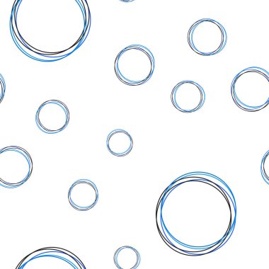 Hafif mavi vektör daire şekilleri ile sorunsuz düzeni. Modern Soyut illüstrasyon renkli su ile bırakır. Kartvizit, Web siteleri için şablon.