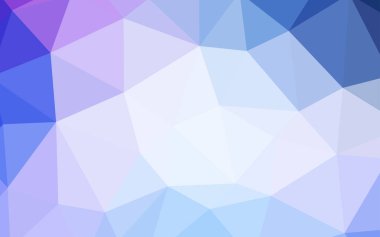 Pembe ışık, vektör degrade üçgenler şablon mavi. Üçgenler ile renkli soyut resimde. İşiniz için en iyi üçgen tasarım.