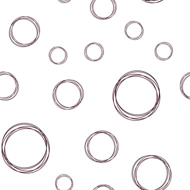 Koyu pembe vektör disklerle sorunsuz doku. Kabarcıkları ile soyut tarzda bulanık dekoratif tasarım. Doku pencere panjur, perdeler için.