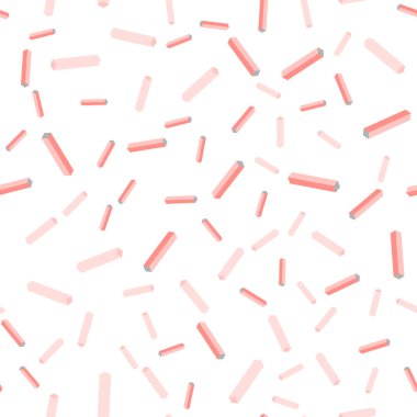 Işık kırmızı vektör şablonu tekrar tekrar sopa ile kesintisiz, izometrik. Renkli çizgilerle illüstrasyon soyut şablonunda parlayan. Doku pencere panjur, perdeler için.