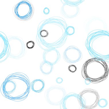 Hafif mavi vektör noktalar ile sorunsuz kapak. Soyut illüstrasyon renkli baloncuklar doğa tarzı ile. Desen tasarım kumaş, duvar kağıtları.