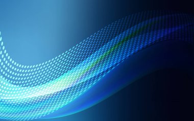 Koyu mavi vektör arka plan kabarcıklar, satırları ile. Üçgen yapısı ile soyut tarzda dekoratif tasarım. Desen güzel web siteleri için.