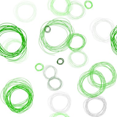 Işık yeşil vektör sorunsuz arka plan kabarcıkları ile. Modern Soyut illüstrasyon renkli su ile bırakır. Doku pencere panjur, perdeler için.