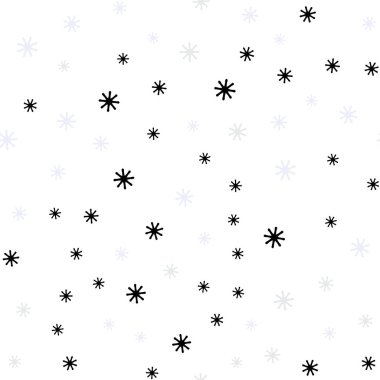 Işık çok renkli vektör Noel kar taneleri ile seamless modeli. Modern geometrik soyut illüstrasyon kar taneleri ile. Tekstil, kumaş, duvar kağıtları için tasarım.