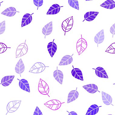 Pembe ışık, vektör Dikişsiz soyut desen yaprakları ile mavi. Zarif bir parlak örnek yaprakları doğal tarzı ile. Desen tasarım kumaş, duvar kağıtları.