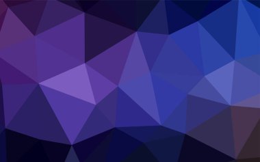 Koyu pembe, mavi üçgen mozaik şablon vektör. Glitter soyut resim zarif bir üçgen ile. Marka kitap için yeni şablon.