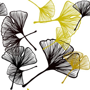 Koyu kırmızı, sarı vektör sorunsuz zarif desenle bırakır. Bulanık tarzı ile yaratıcı şekilde bırakır. Kartvizit, Web siteleri için şablon.