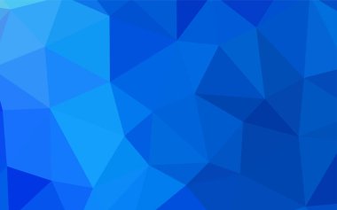 Hafif mavi vektör degrade üçgenler şablonu. Poligonal illüstrasyon parlayan, hangi üçgen oluşur. Desen için bir marka kitabın zemin.