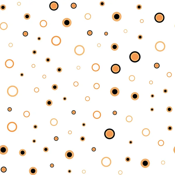 Světle Oranžové Vektor Bezešvé Pozadí Tečkami Krásné Barevné Ilustrace Rozmazané — Stockový vektor