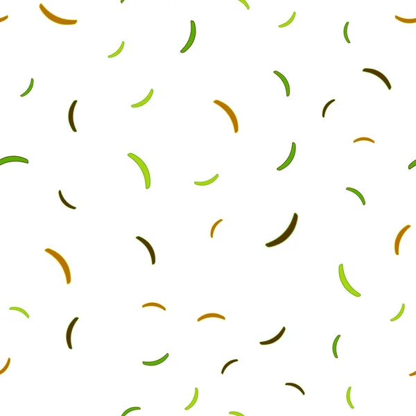 Λαχανί Κίτρινο Διάνυσμα Χωρίς Ραφή Πρότυπο Καμπύλες Γραμμές Ολοκαίνουργια Πολύχρωμη — Διανυσματικό Αρχείο