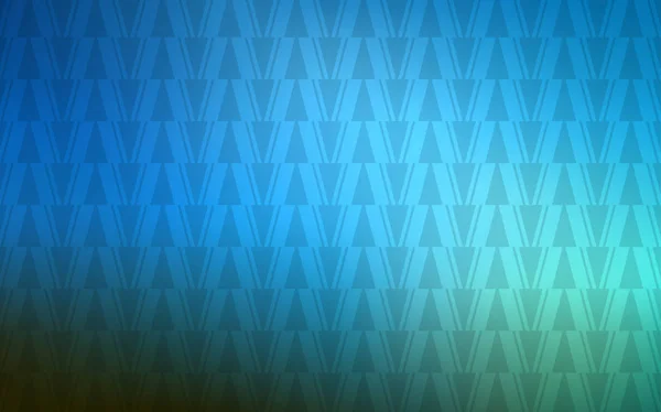 Sötét Kék Vektor Fedjük Sokszögű Stílus Ábra Színes Háromszögek Vonalak — Stock Vector