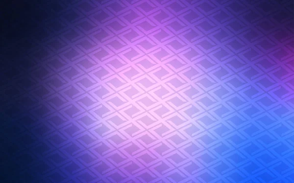 Licht Roze Blauw Vector Patroon Vierkante Stijl Moderne Abstracte Illustratie — Stockvector