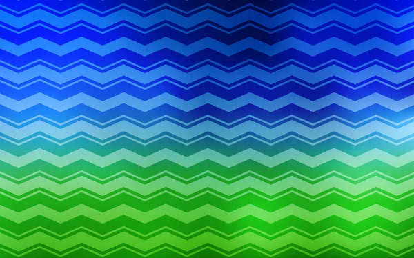 Bleu Clair Couverture Vectorielle Verte Avec Des Rayures Fines Illustration — Image vectorielle