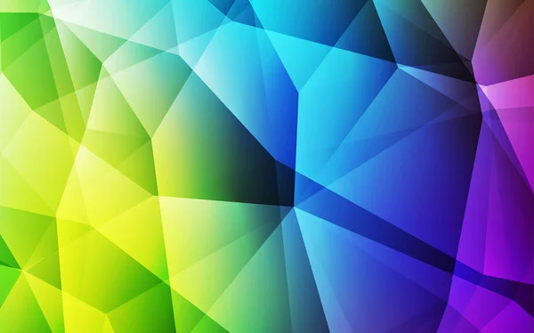 Vecteur Multicolore Clair Brillant Couvercle Triangulaire Échantillon Aux Formes Polygonales — Image vectorielle
