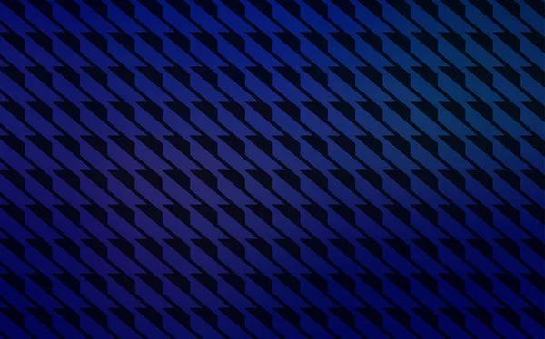 Tmavě Modrá Vektorová Šablona Opakovanými Tyčemi Barevné Zářící Ilustrace Čárami — Stockový vektor