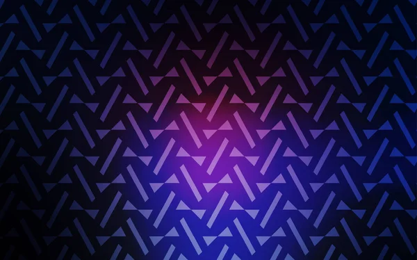 Темно Розовая Синяя Векторная Компоновка Линиями Треугольниками Декоративный Дизайн Абстрактном — стоковый вектор