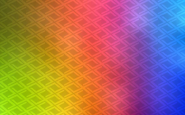 Funda Vectorial Multicolor Light Estilo Poligonal Hermosa Ilustración Con Rectángulos — Archivo Imágenes Vectoriales