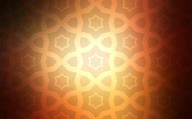 Noel yıldız koyu turuncu vektör desen. Yıldız ile modern geometrik soyut resim. Desen yeni yıl reklam, kitapçıklar için.