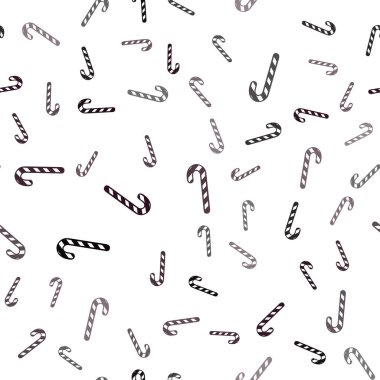 Lezzetli xmas tatlılar hafif mor vektör sorunsuz arka plan.