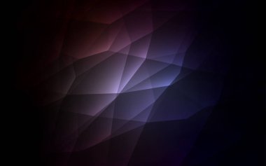 Poligonal tarzı ile koyu gri vektör desen. Üçgen doğa tarzı ile güzel illüstrasyon. Açılış sayfası için Modern şablonu.