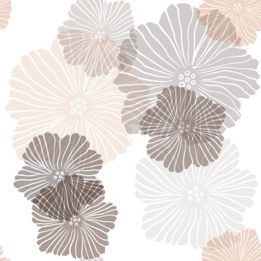 Koyu kırmızı çiçekler ile sorunsuz zemin vektör. Zarif bir parlak örnek çiçekli. Desen tasarım kumaş, duvar kağıtları.