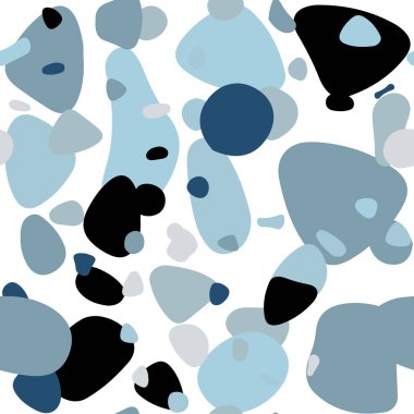 Kabarcıkları ile mavi vektör sorunsuz arka plan ışık. Renkli gradyan ile arka plan üzerinde bulanık kabarcıklar. Desen için modaya uygun Kumaş, duvar kağıtları.