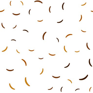 Koyu turuncu vektör bükülmüş hatları ile sorunsuz şablonu. Glitter soyut illüstrasyon alaycı hatları ile. İşiniz için en iyi renkli tasarım.