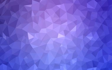 Hafif pembe, mavi vektör poligonal arka plan. Gradyan ile zarif parlak poligonal illüstrasyon. Web siteniz için köşeli tasarım.