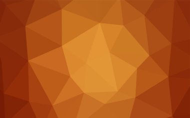 Işık kırmızı vektör üçgen mozaik doku. Çokgen şekilleri ile bir örnek. Web siteniz için köşeli tasarım.