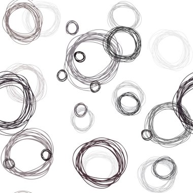 Koyu kırmızı noktalı sorunsuz zemin vektör. İllüstrasyon renkli soyut daireler parlayan ayarlanmış. Tekstil, kumaş, duvar kağıtları için tasarım.