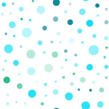 Açık mavi, yeşil vektör sorunsuz arka plan ile bubbles. Renkli gradyan ile arka plan üzerinde bulanık kabarcıklar. Desen tasarım pencere panjur, perdeler.