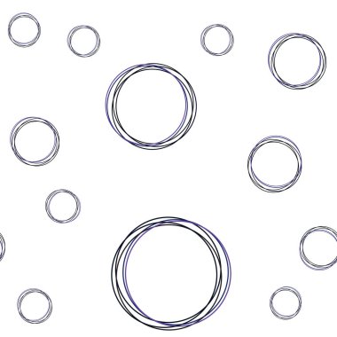 Koyu pembe, mavi noktalı sorunsuz zemin vektör. Soyut illüstrasyon renkli baloncuklar doğa tarzı ile. Desen tasarım kumaş, duvar kağıtları.