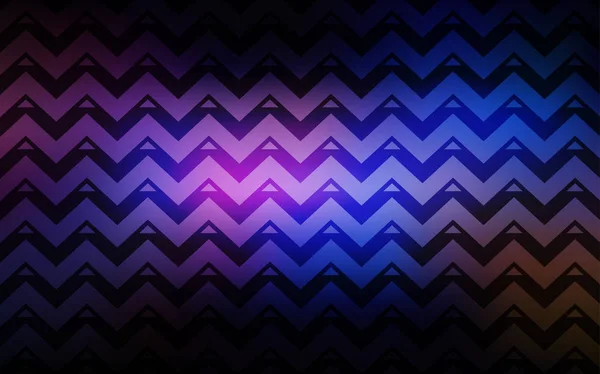 Темно Розовая Синяя Векторная Текстура Триангулярным Стилем Треугольники Абстрактном Фоне — стоковый вектор