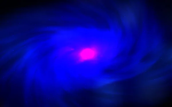 Modelul Vectorial Întunecat Blue Stele Cer Noapte Ilustrație Colorată Strălucitoare — Vector de stoc