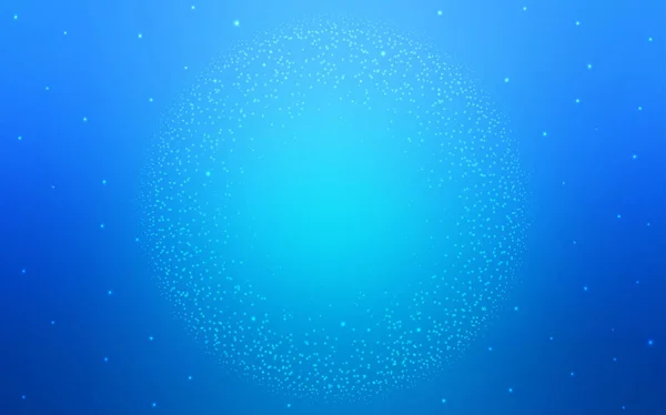 Light Blue Vector Background Galaxy Stars Space Stars Blurred Abstract — Stock Vector
