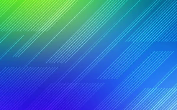 Світло Блакитна Зелена Векторна Обкладинка Стрічками Сучасна Геометрична Абстрактна Ілюстрація — стоковий вектор