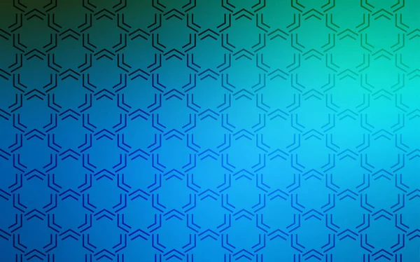 Dark Blue Vector Background Straight Lines Decorative Shining Illustration Lines — Stock Vector