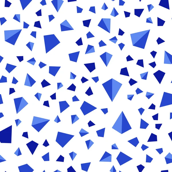 浅蓝色矢量无缝 等距布局与线 三角形 抽象风格的装饰设计 带有三角形 壁纸的设计模式 — 图库矢量图片