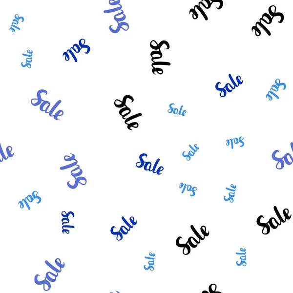 濃い青はベクトル販売の言葉でシームレスな背景です 販売のカラフルなグラデーション シンボルの抽象的なイラスト ブラックフラ イデーのスーパー販売の背景 — ストックベクタ