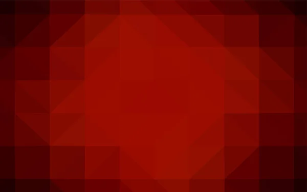 濃い赤は 抽象的な多角形テンプレートをベクトルします グラデーションでエレガントな明るい多角形の図 Web サイトの多角形デザイン — ストックベクタ
