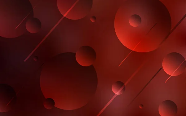 Dark Red Vector Backdrop Dots Glitter Abstract Illustration Blurred Drops — Stock Vector