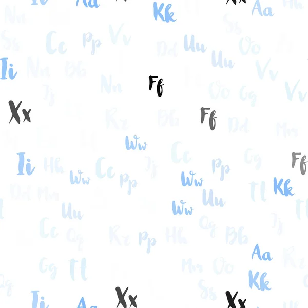 라이트 Abc 문자로 텍스처 알파벳의 단순한 스타일에서 흐리게 디자인 디자인 — 스톡 벡터